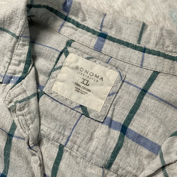 Sonoma Long Sleeve Button Down Women's Top - Picture 4 of 7